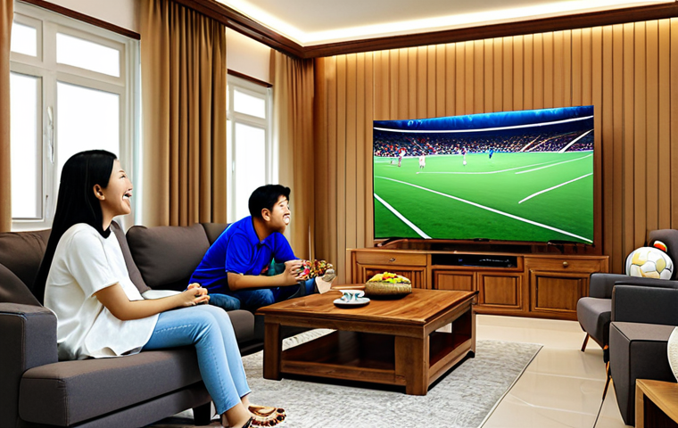 **

"A group of Malaysian friends, fully clothed in casual, modest attire, enthusiastically watching a volleyball match on a large Smart TV in a cozy living room. The room is decorated with Malaysian-themed elements.  Safe for work, appropriate content, family-friendly, perfect anatomy, natural proportions, high-quality render, professional."

**